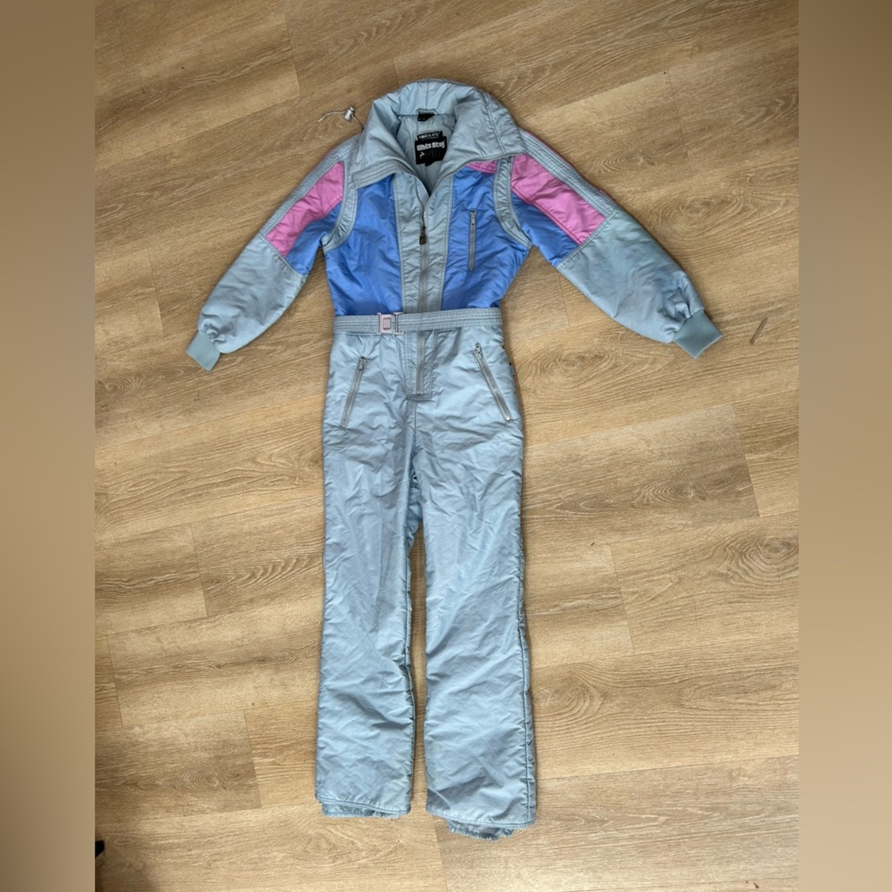 Vintage 80s one piece ski suit